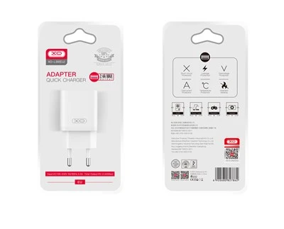 XO 2.4A usb-seinäsovitin