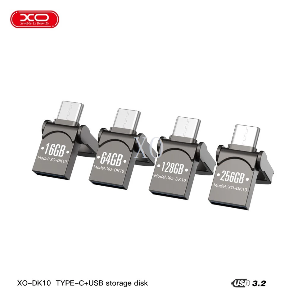 XO DK10 TYPE-C+USB Flash USB 3.2